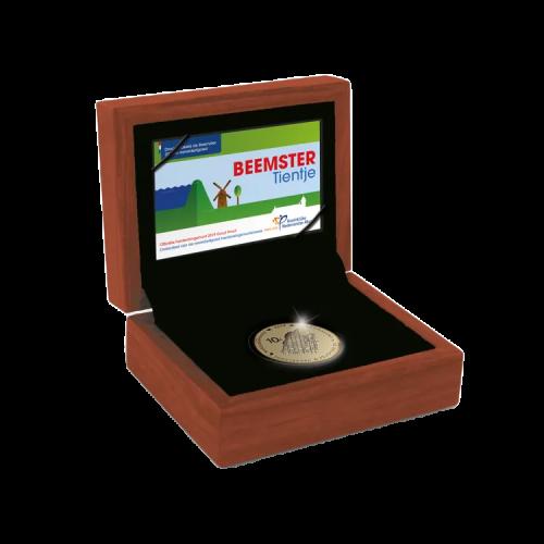 "Beemster tientje" 10 Euro Goud Proof voorkant