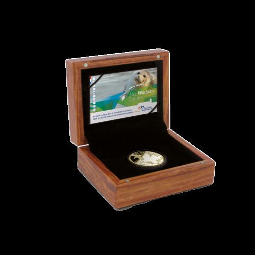 "Het Wadden tientje" 10 Euro Goud Proof voorkant