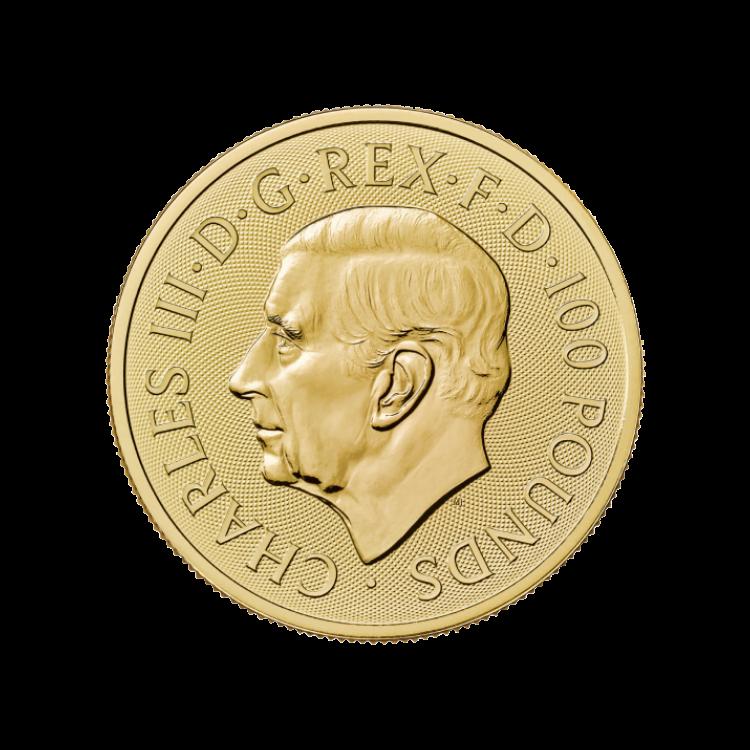 Gouden Sint Joris en de Draak munt
