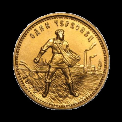 Gouden 10 Roebel Rusland voorkant