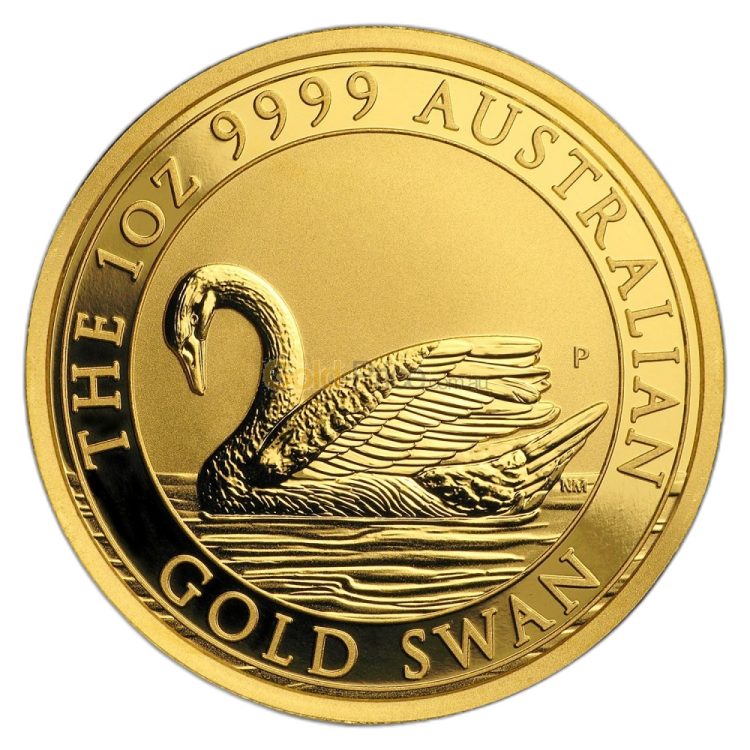 1 Troy ounce gouden munt Australian Swan 2017 voorkant