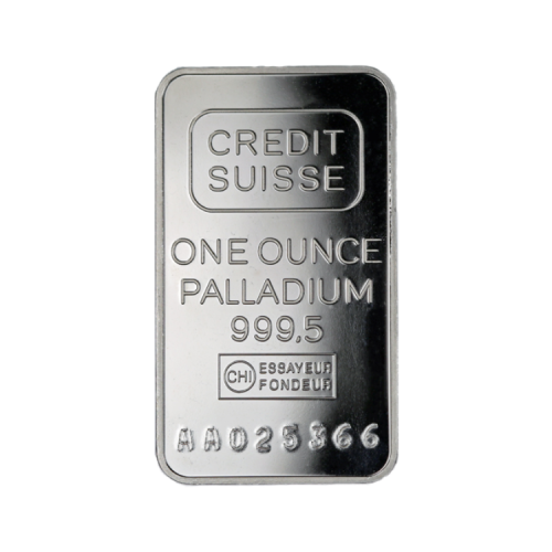 1 oz palladium bar