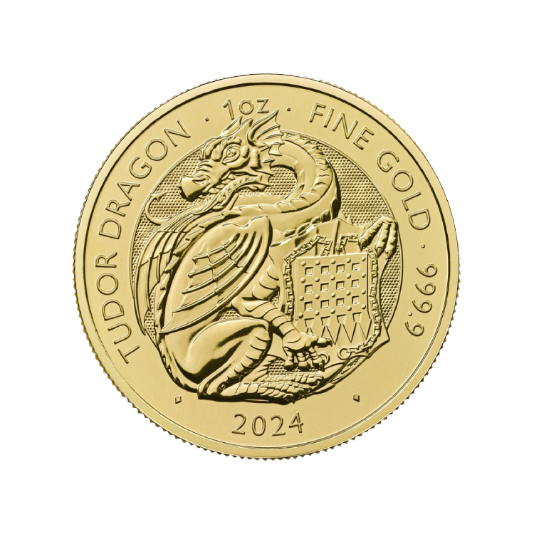 1 oz Tudor Beasts Tudor Dragon 2024