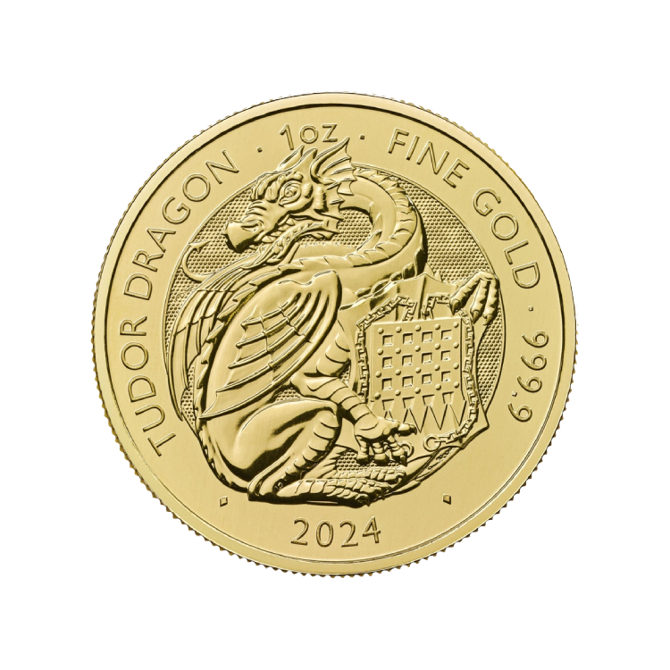 1 oz Tudor Beasts Tudor Dragon 2024
