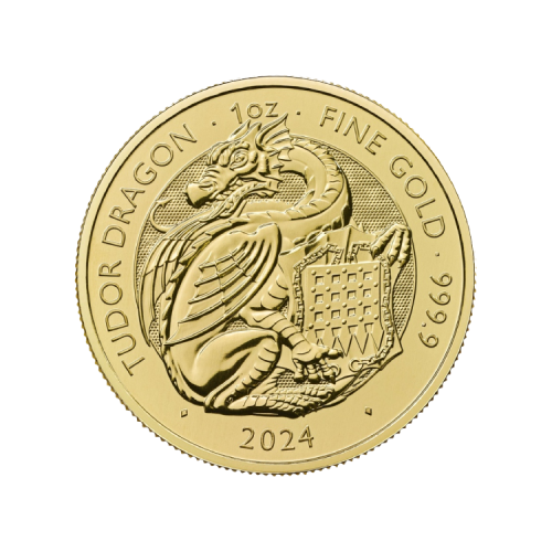 1 oz Tudor Beasts Tudor Dragon 2024