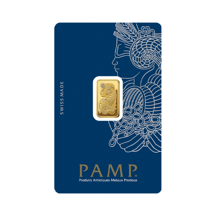 PAMP Suisse gold bar 2,5 gram