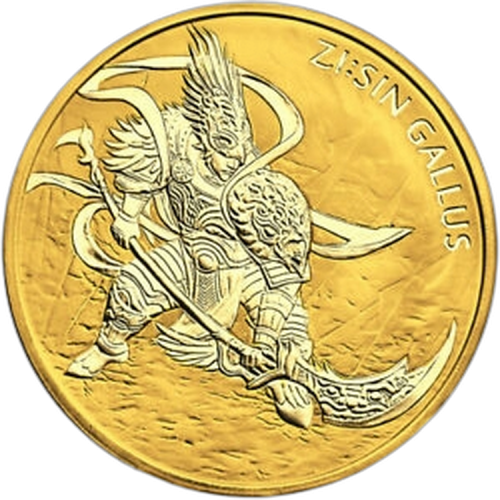 1 Troy ounce gouden munt Gallus 2017 front