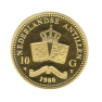 Gouden munt 10 Gulden Nederlandse Antillen (1980) voorkant