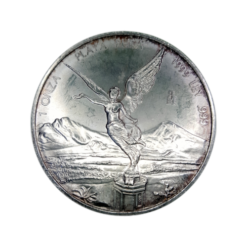 1 troy ounce zilveren Mexican Libertad circulated voorkant