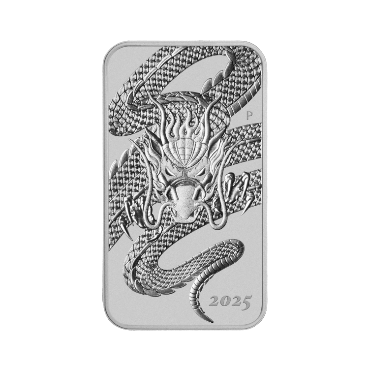 Rectangular Dragon 2025 zilver