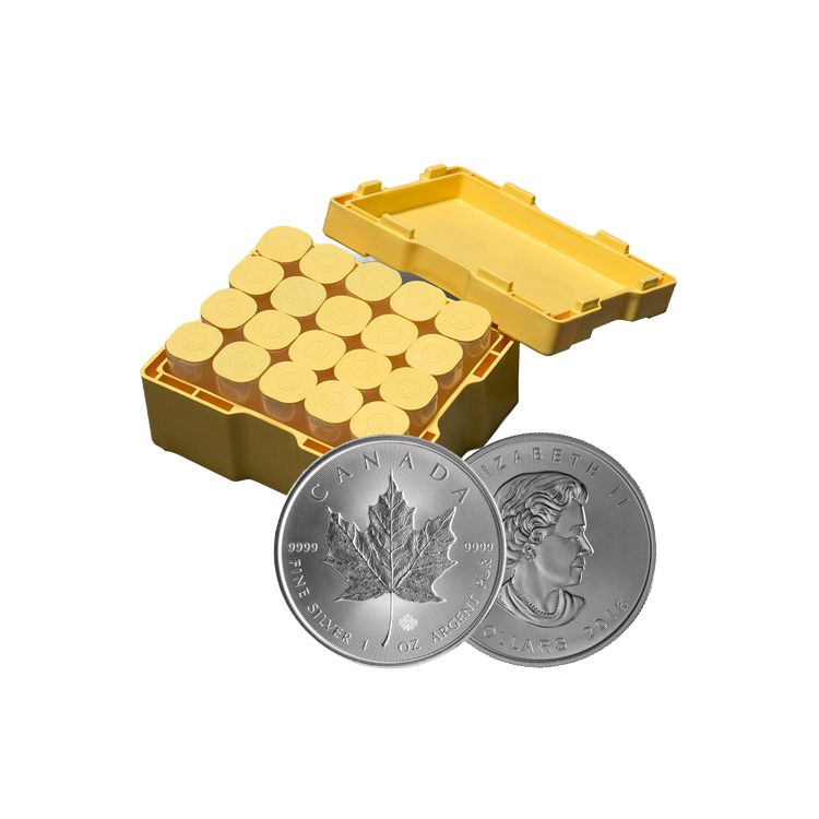 Monsterbox silver Maple Leaf front