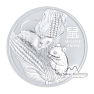 Zilveren Lunar munt jaar van de muis - 5 troy ounce 2020 - Lunar III serie front