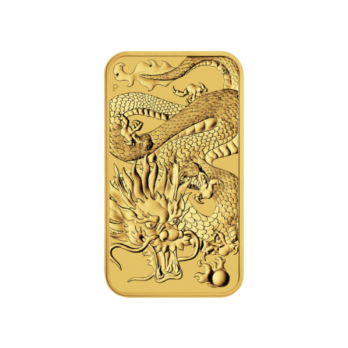 1 troy ounce gouden Rectangular Dragon 2022