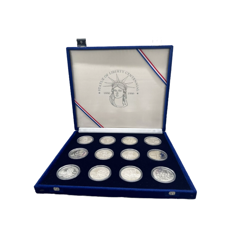 Statue of Liberty Centennial coin set 1886-1986 voorkant