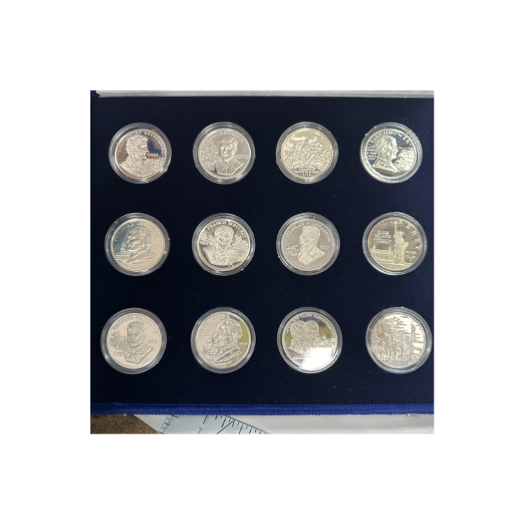 Statue of Liberty Centennial coin set 1886-1986 achterkant