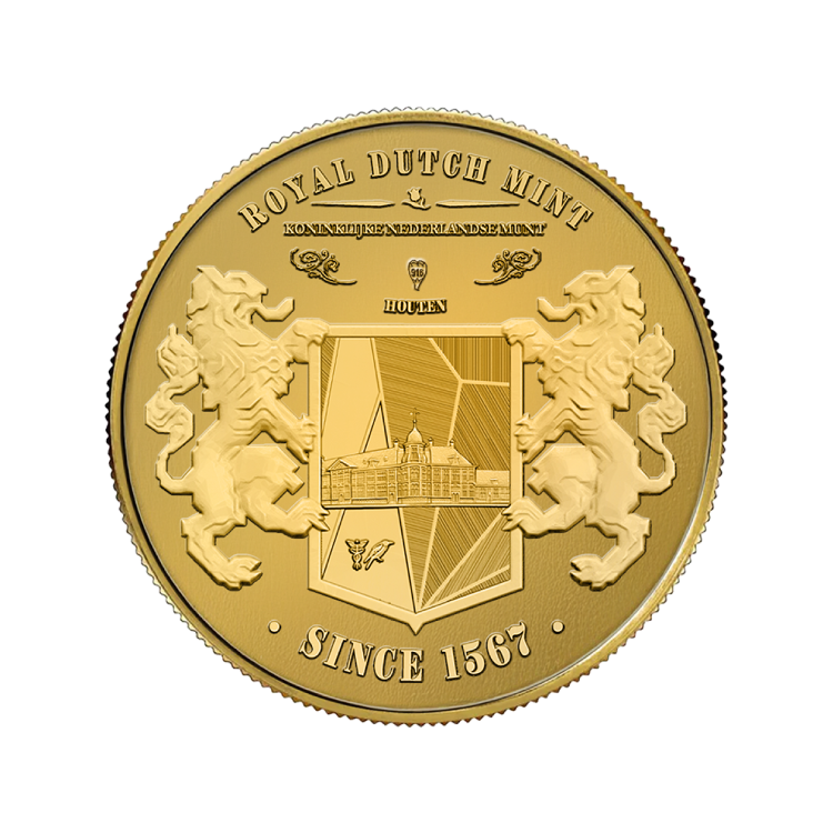 Voorzijde gouden Tulp 1/4 oz goud