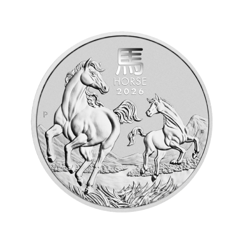 1 oz silver Lunar 2026 Year of the Horse