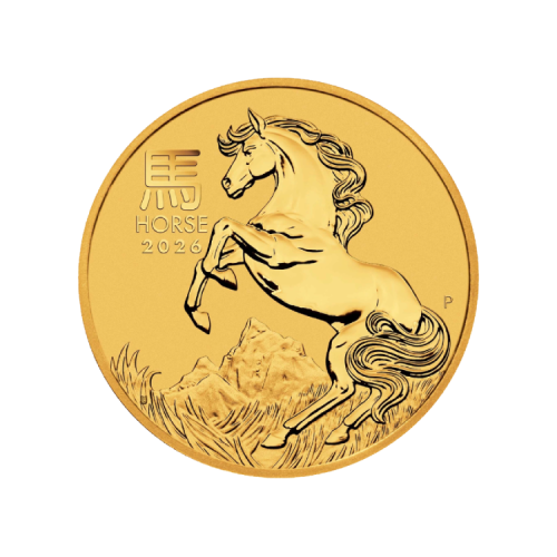 Gouden Lunar III Year of the Horse 2026