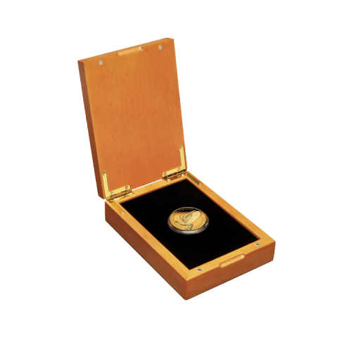 1 troy ounce gold Bird of Paradise proof coin front