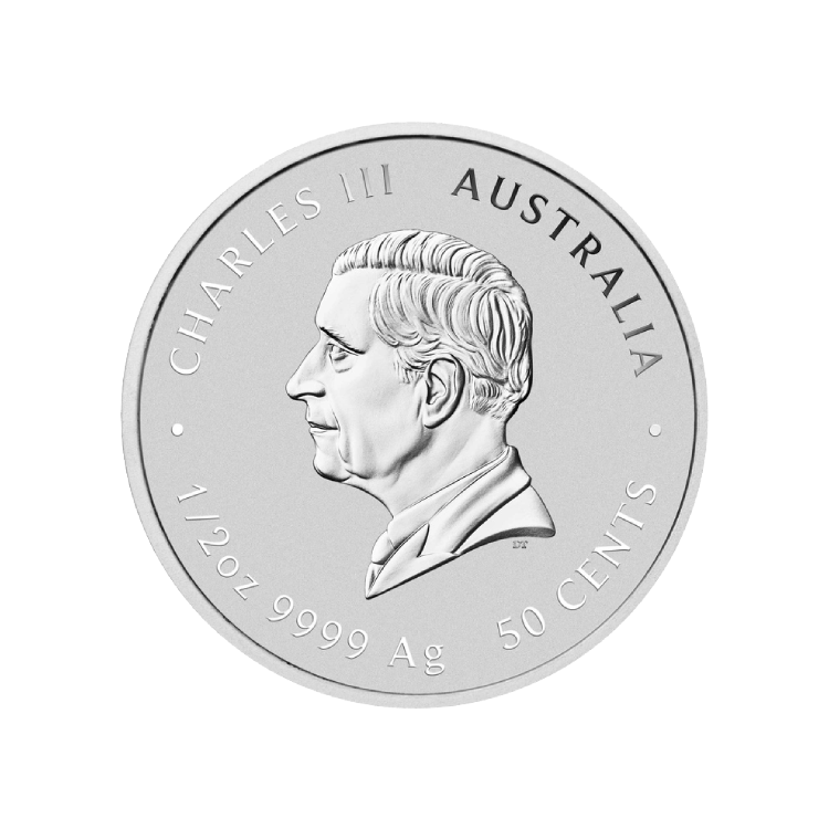 Achterzijde 1/2 troy ounce zilveren Lunar III - Year of the Horse 2026