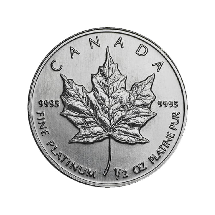 1/2 troy ounce platina munt