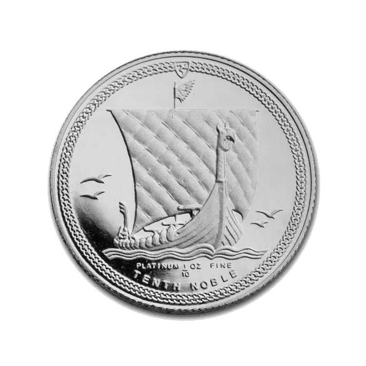 1/10 troy ounce platina munt diverse producenten achterkant