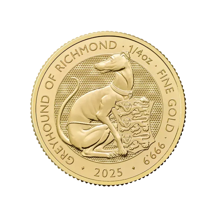 1/4 oz Tudor Beasts Greyhound of Richmond
