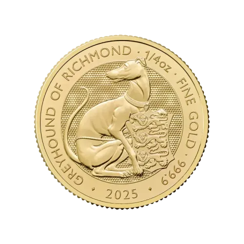1/4 oz Tudor Beasts Greyhound of Richmond