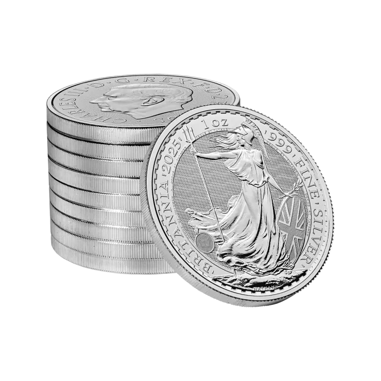 Britannia zilver 2026 stapel