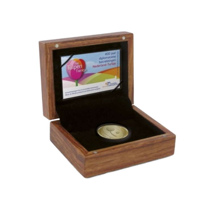 Het Tulpen tientje 10 Euro Goud Proof