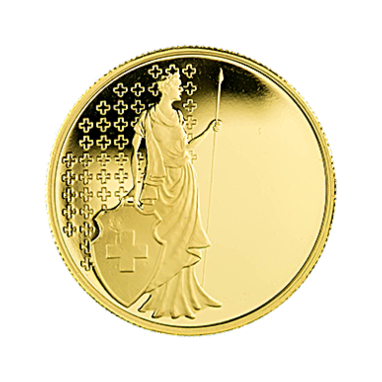1 troy ounce gouden Helvetia munt