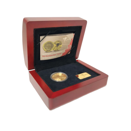 The Architecture Ten Guilder 10 Euro Gold Proof