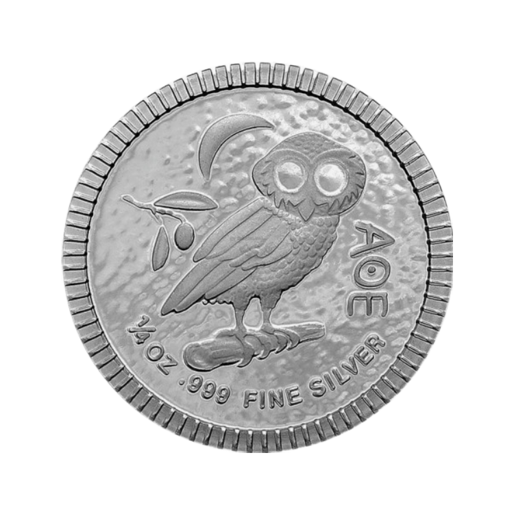1/4 oz zilver Athenian Owl