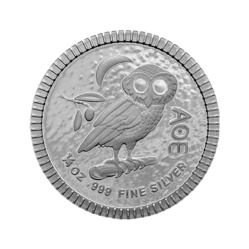 1/4 oz zilver Athenian Owl