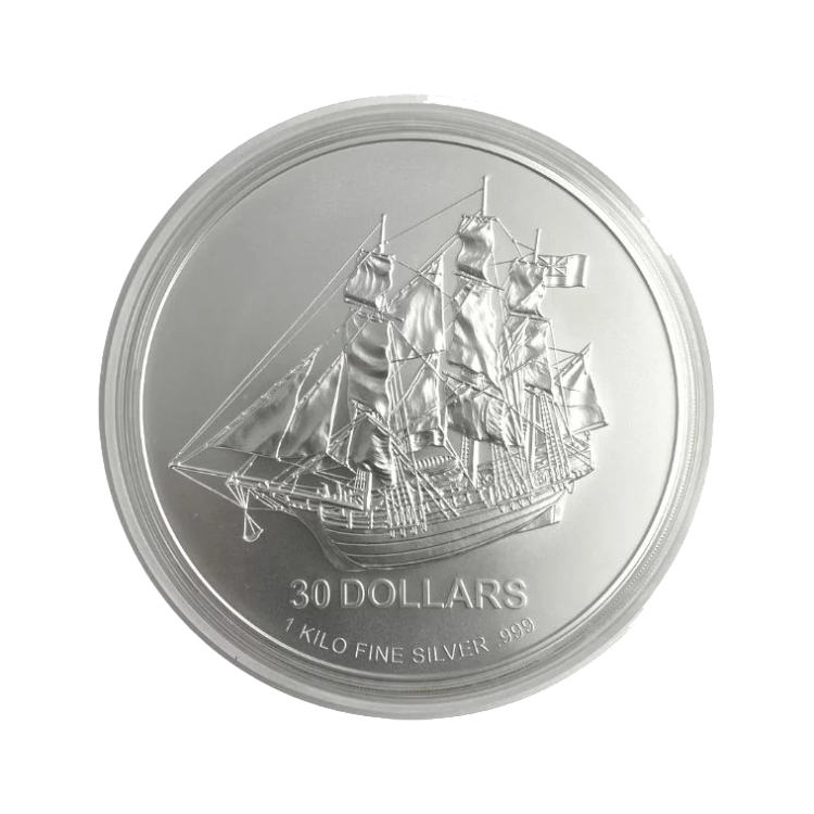 1 kilo Cook Islands silver coin