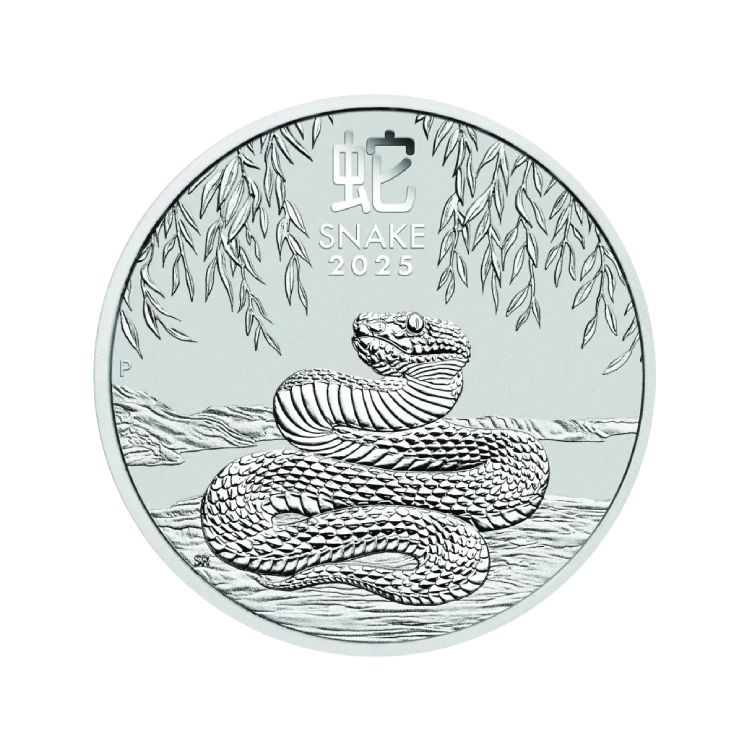 1 oz Lunar III Year of the Snake 2025 zilver