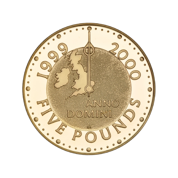 Gold £5 Millennium Crown (1999/2000)