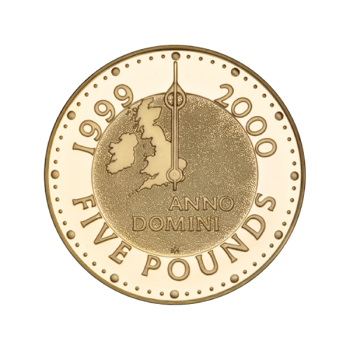 Gouden £5 Millennium Crown (1999/2000)