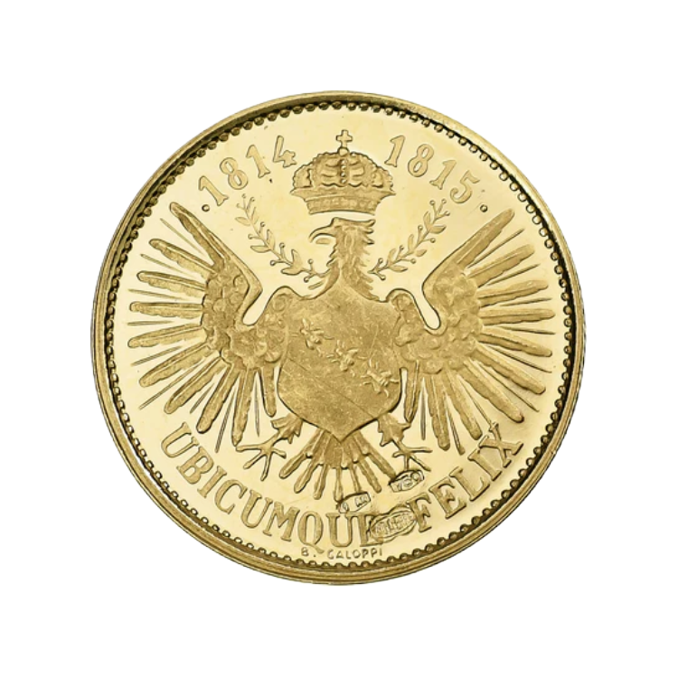 Gouden medaille Napoleone Sovrano dellElba
