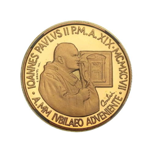 Vaticaanstad Gouden 100.000 Lire