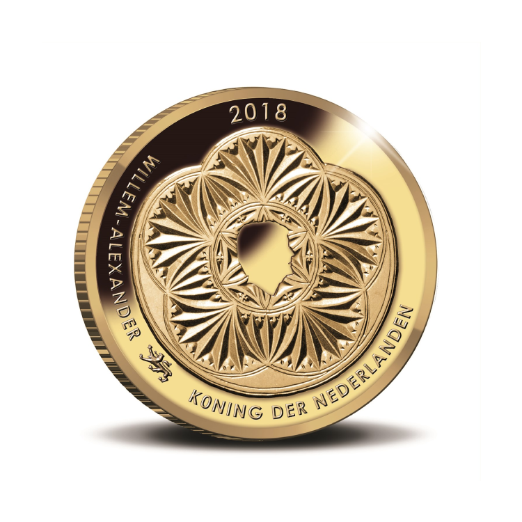 "Jheronimus Bosch tientje" 10 Euro Goud Proof - Gouden Tientje achterkant