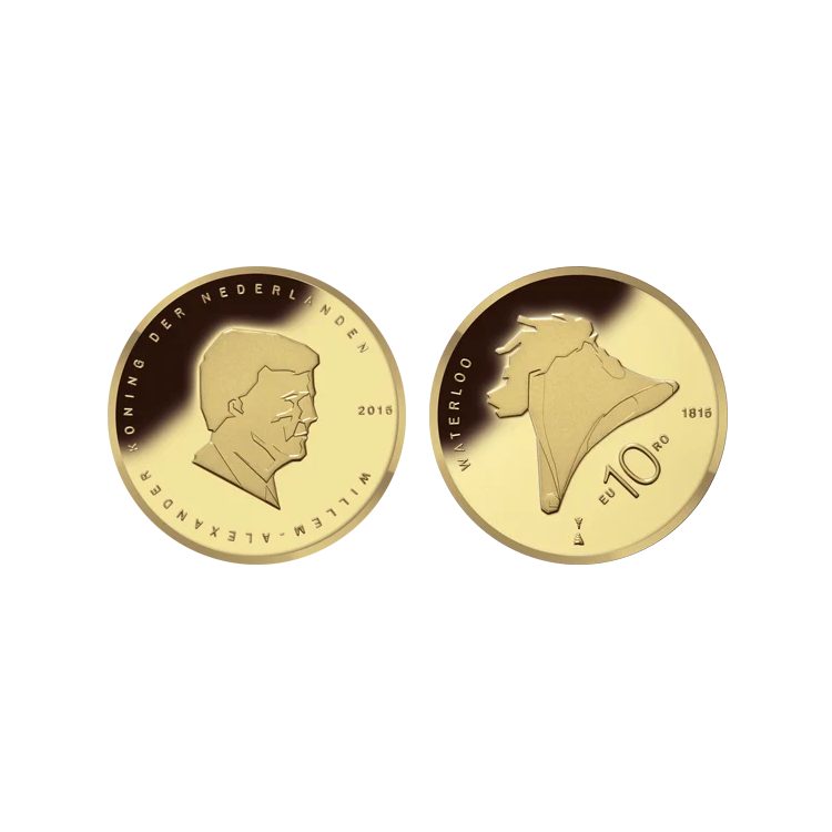 waterloo-tientje-10-euro-goud-proof