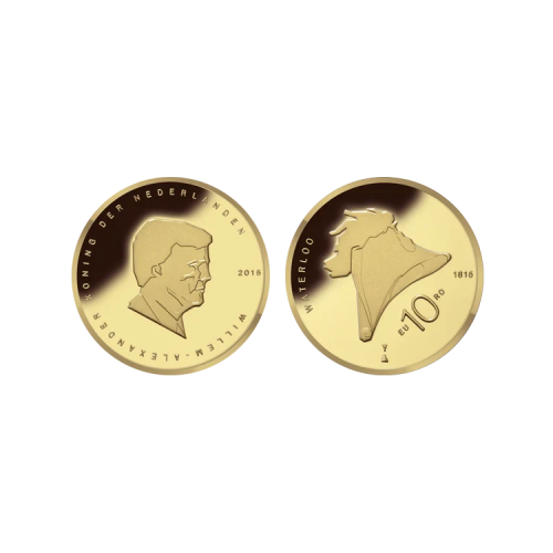 waterloo-tientje-10-euro-goud-proof