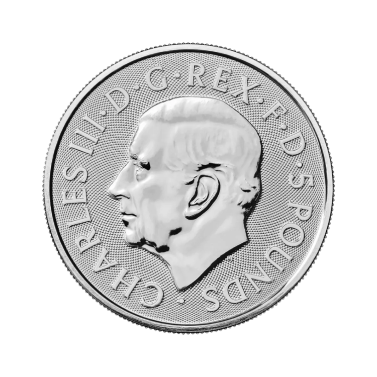 2 oz Tudor Beasts Greyhound of Richmond 2025 zilveren munt