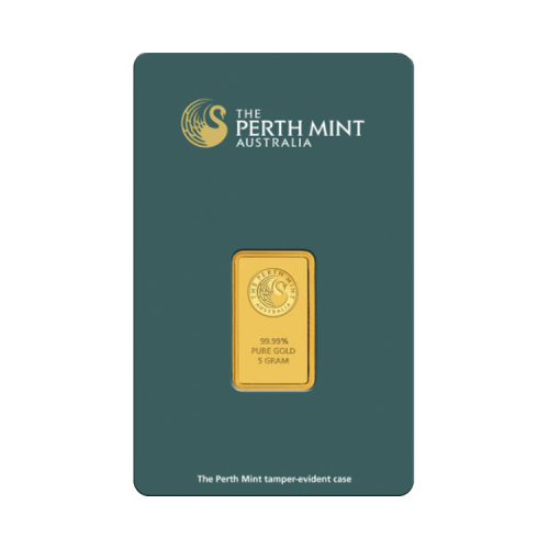 5 gram gold bar The Perth Mint Australia