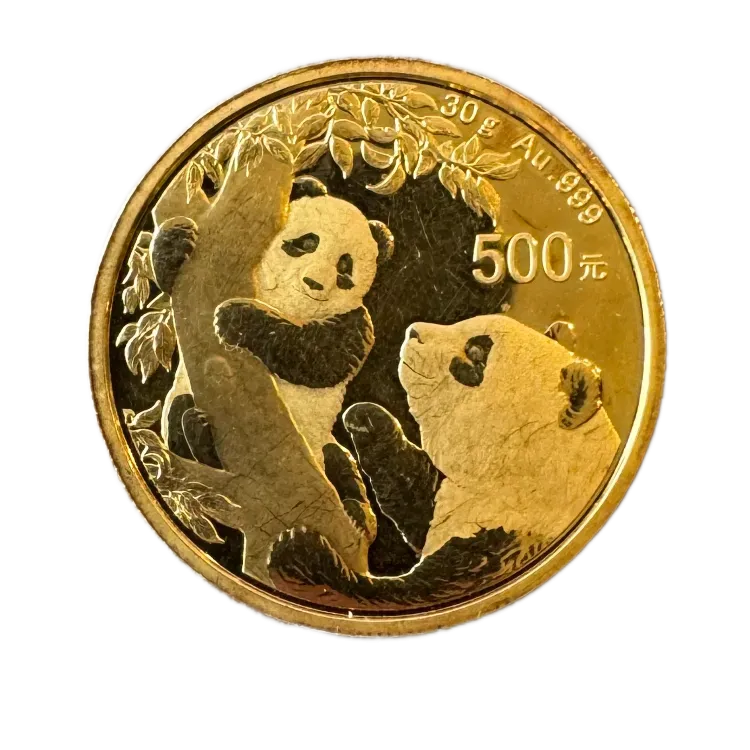30 gram gouden Panda munt
