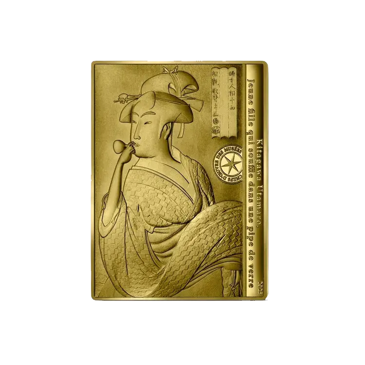 1 troy ounce gouden Kitagawa Utamaro munt | Proof