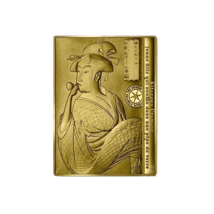 1 troy ounce gouden Kitagawa Utamaro munt | Proof