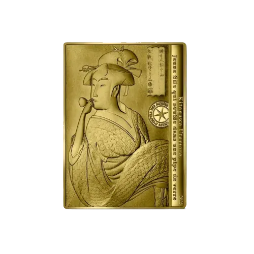 1 troy ounce gouden Kitagawa Utamaro munt | Proof