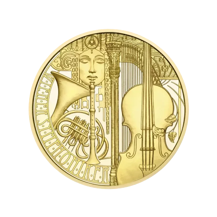 1/2 oz gouden 125th Anniversary Vienna Symphony Orchestra | Proof
